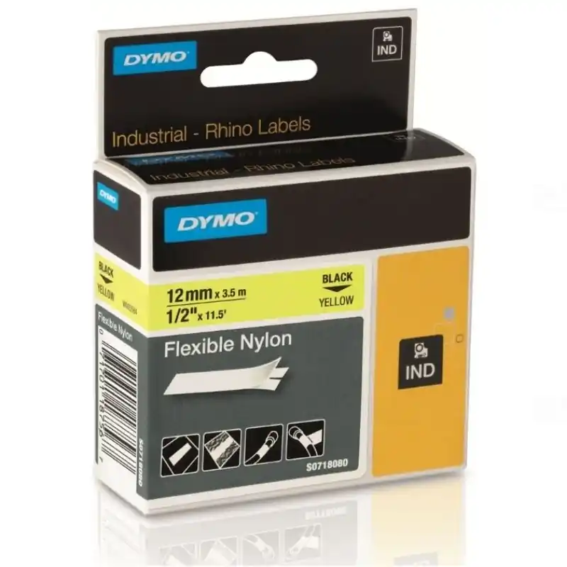 Legjobb ár Dymo szalag 12mm x3,5m sárga ID1.nylon18756/18490