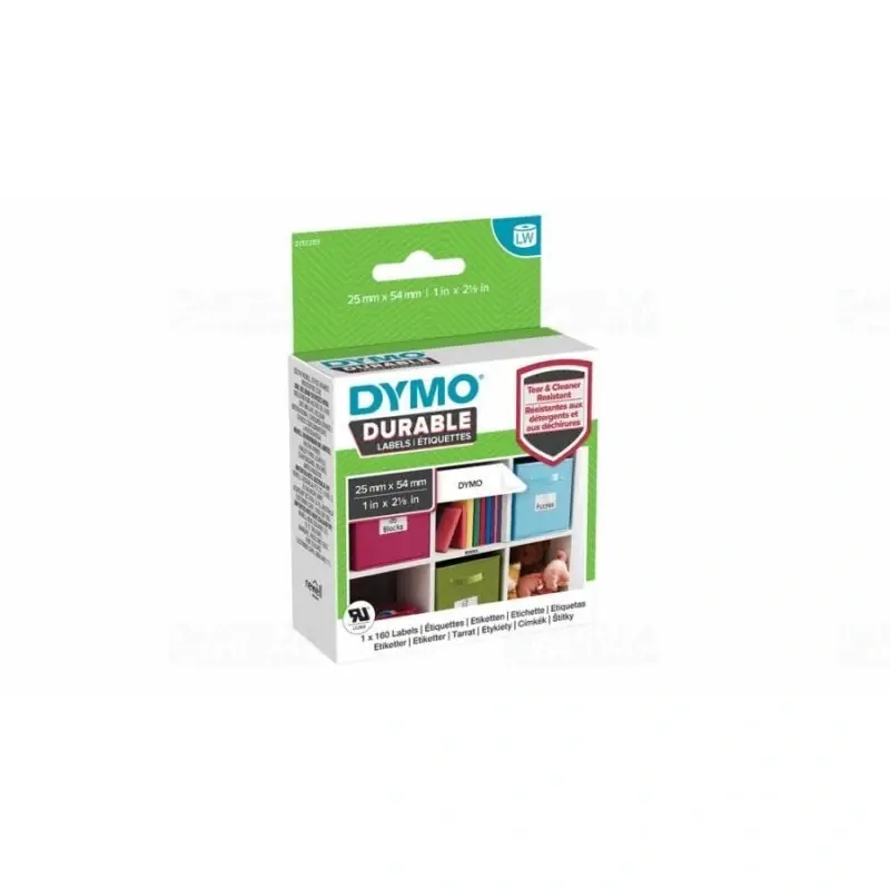 Tartós, többcélú címke, kicsi doboz (25mmx54mm) 160 címke/tekercs 1976411 Korlátozott ajánlat