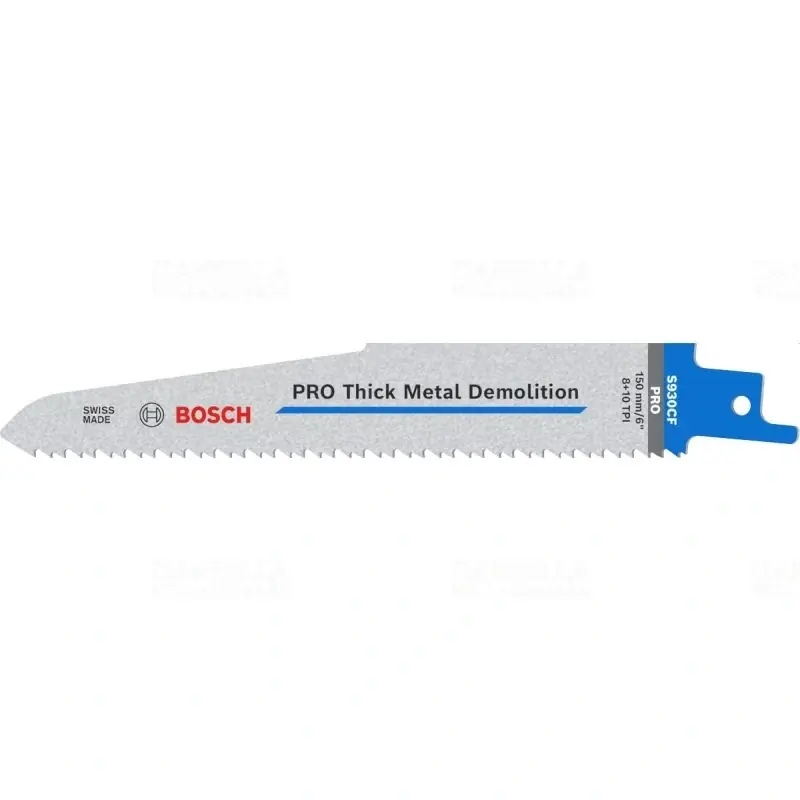 Bosch PRO Thick Metal Demolition S930CF szablyafűrészlap, 1,6 x 22 x 150 mm, 5 db 2608657527 Prémium
