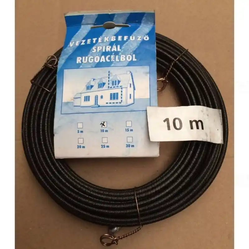 Vezetékbefűzőrugóacél 10 fm. Eredeti