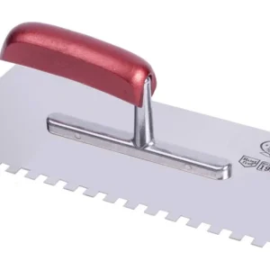 OLEJNIK glettelő fogazott INOX E6 130x280mm Profi Népszerű