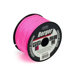 Pénzvisszafizetés BERGER fonott kőműves zsinór PP 1,6mm/50m fluoreszkáló pink