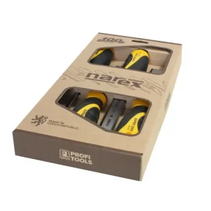 Népszerű NAREX favéső készlet üthető fémvégű nyéllel 4r. 6-12-20-26mm 860600