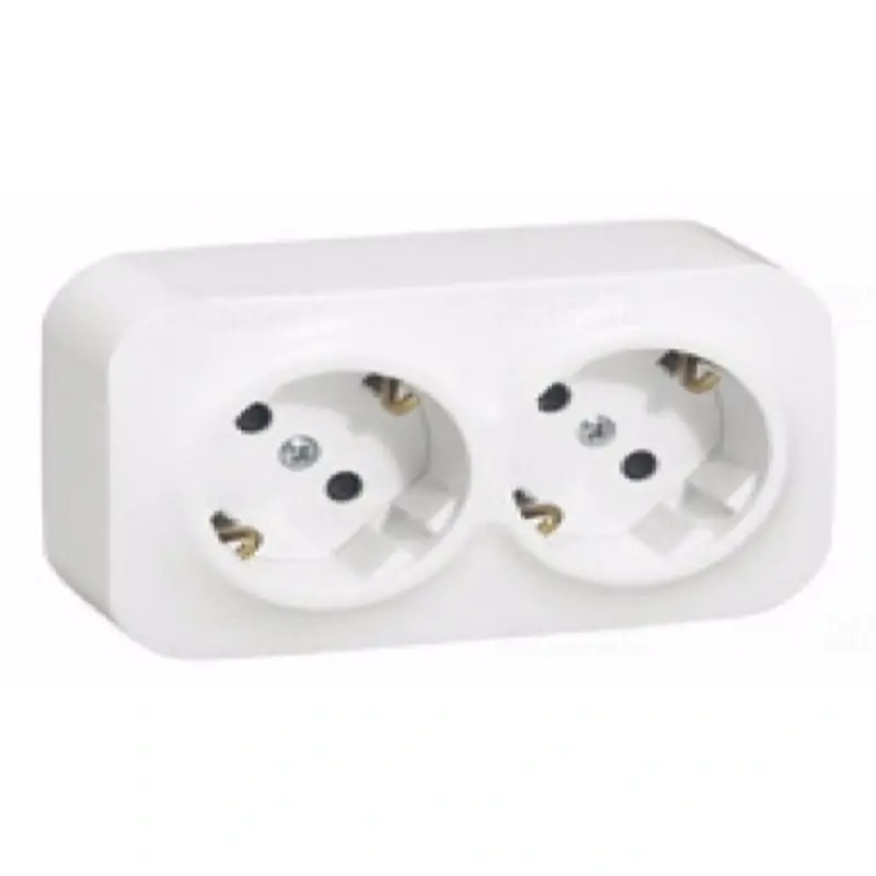 Vedd meg most Forix 782413 2x2P+F csatlakozóaljzat IP20 falon kívüli fehér Legrand – Készlet erejéig!!!