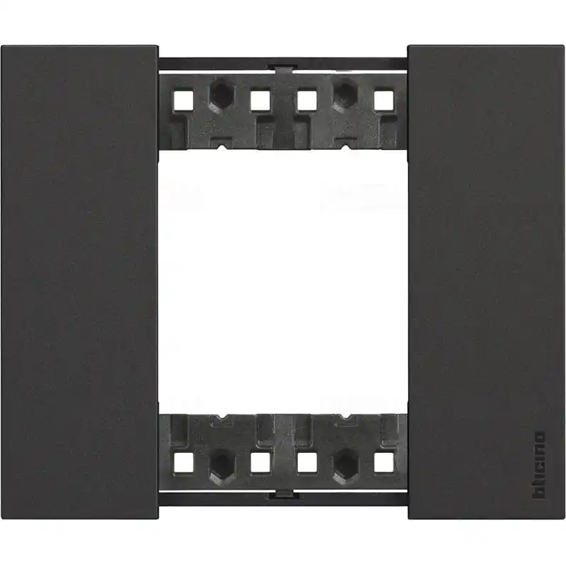 Eredeti BTICINO LivingNow keret fekete 2 modul KA4802KG