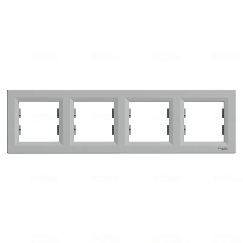 Akció ASFORA Négyes keret, vízszintes, alumíniumEPH5800461 Schneider