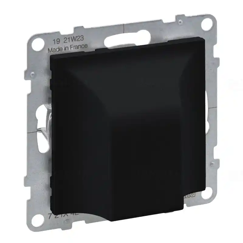 Legrand 721442 Suno kábelkivezető IP21, keret nélkül, fekete Ingyenes szállítás