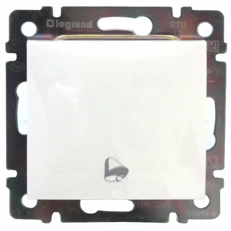 Újdonság Legrand 774216 Valena N101 egypólusú nyomó csengőjellel, 250V fehér