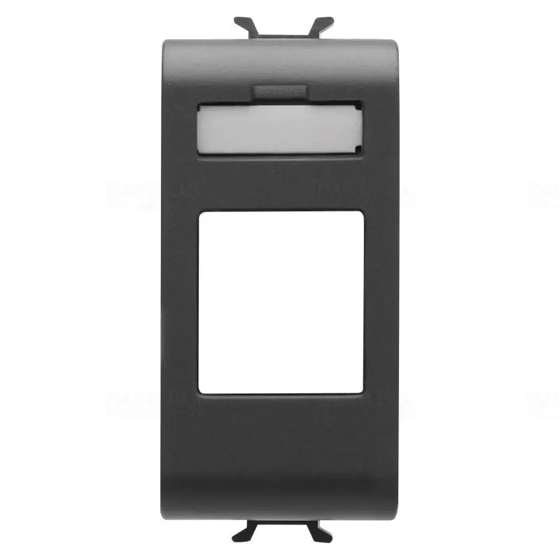 Alacsony ár Chorus matt fekete Adatkábel csatlakozó adapter, AMP/Keystone jack 1 modulos GW12431 Gewiss