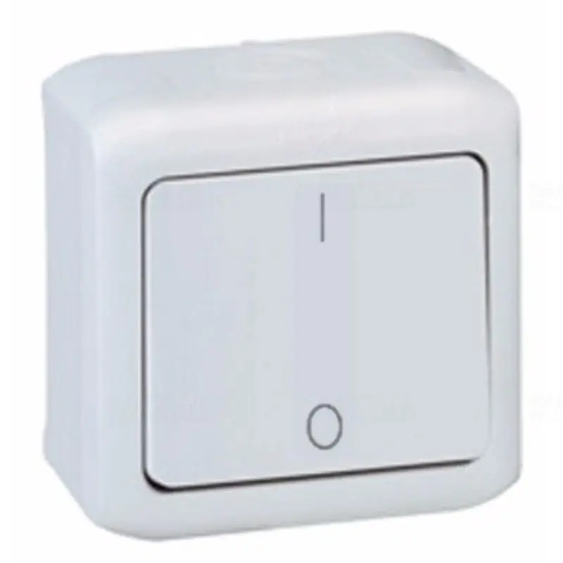 Legrand 782386 Forix kétpólusú kapcsoló IP44 falon kívüli ,10AX 250V~, szürke Rendeld meg most