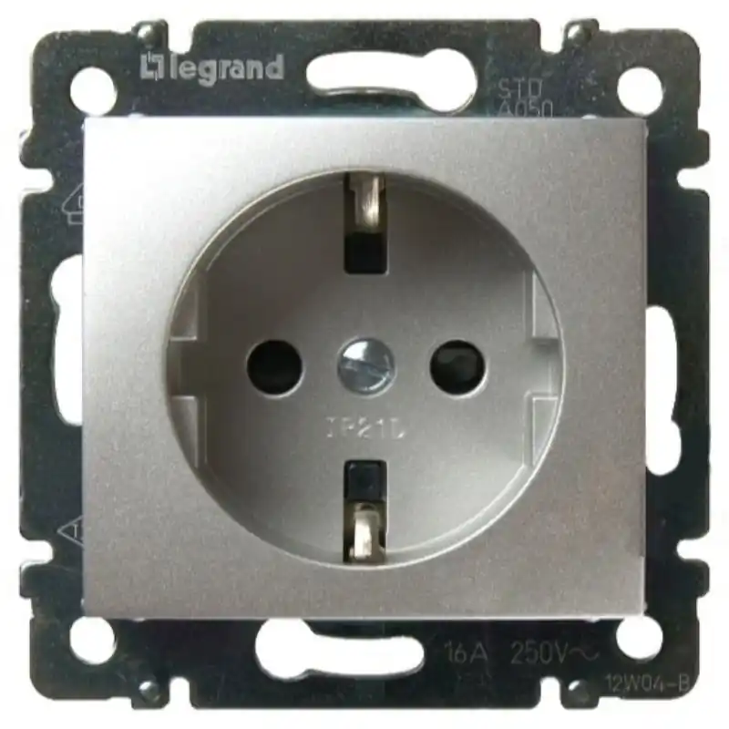 Ingyenes szállítás Legrand 770121 Valena 2P+F csatlakozóaljzatbiztonsági zsalus (GYV), alumínium