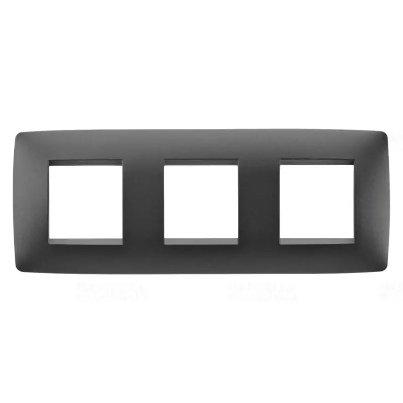 Rendeld meg most Chorus ONE matt fekete 3-as vízszintes keret (2+2+2 modul) GW16126VN Gewiss