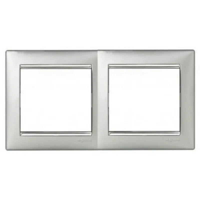 Legrand 770352 Valena 2-es keret, tetszőleges, alumínium/ezüst Újdonság