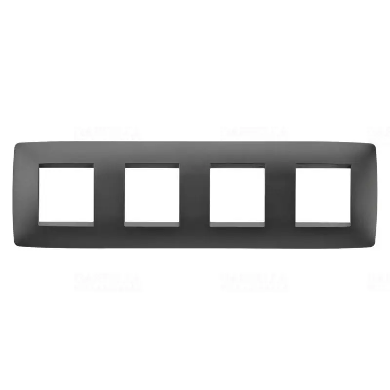 Chorus ONE matt fekete 4-es vízszintes keret (2+2+2+2 modul) GW16128VN Gewiss Utolsó esély