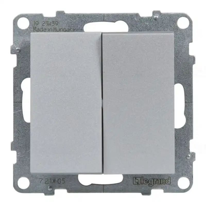 Legjobb ár Legrand 721305 Suno csillárkapcsoló, keret nélkül 10AX, rugós, alumínium