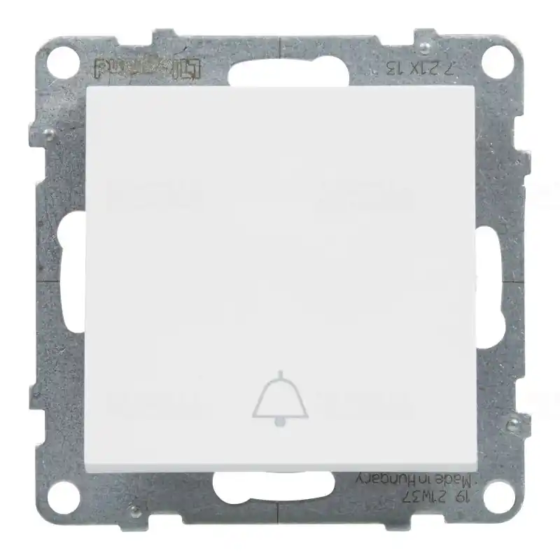 Legrand 721113 Suno egypólusú nyomó csengőjellel, keret nélkül, fehér Autentikus