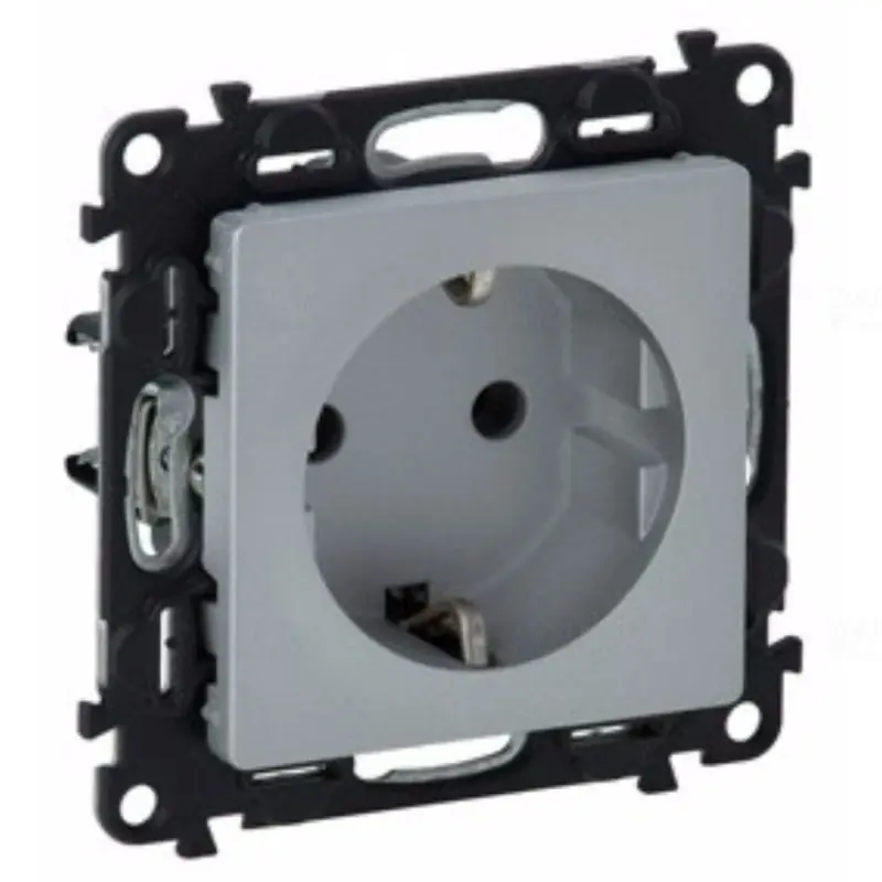 Kiárusítás Legrand 753321 Valena Life 2P+F csatlakozóaljzat, rugós, alumínium