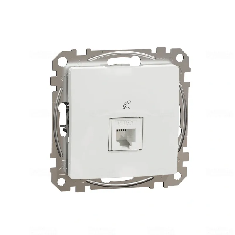 Eredeti Sedna ÚJ 1xRJ11 aljzat, fehér SDD111491 Schneider