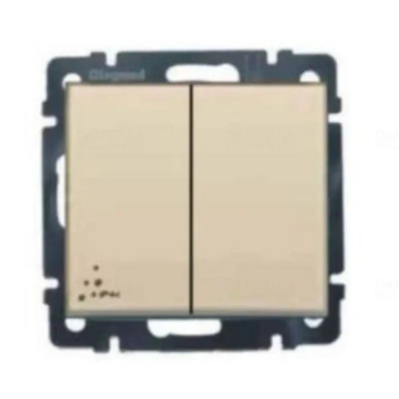 Kiárusítás Legrand 774198 Valena IP44 kettős váltókapcsoló, elefántcsont