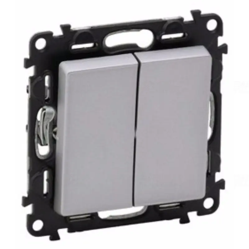 Biztonságos fizetés Legrand 752305 Valena Life csillárkapcsoló 10 AX, alumínium