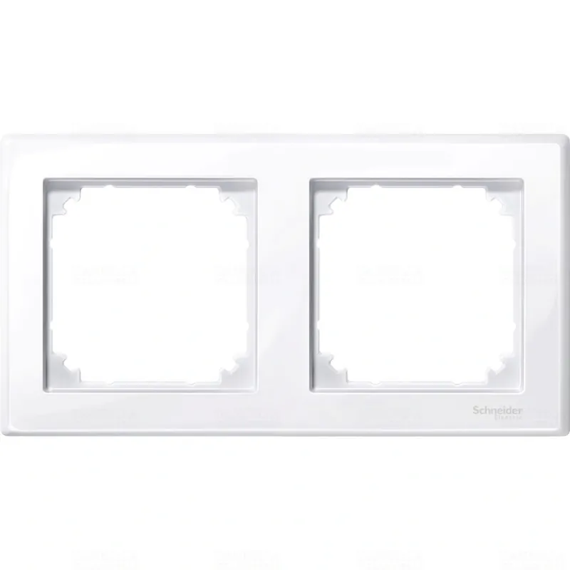 Népszerű Merten M-Smart kettes keret, aktív fehér MTN478225 Schneider