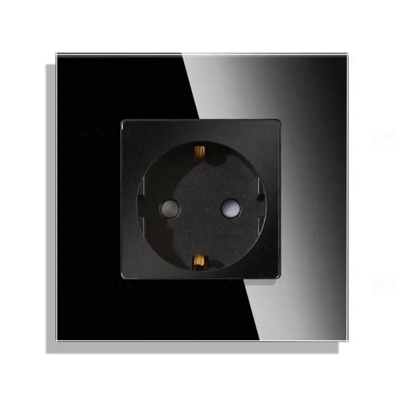 LUXION 2P+F csatlakozóaljzat, (GYV) biztonsági zsalus, üveg kerettel, BLISZTERES, fekete LXD-1MP010G-B Rendeld meg most