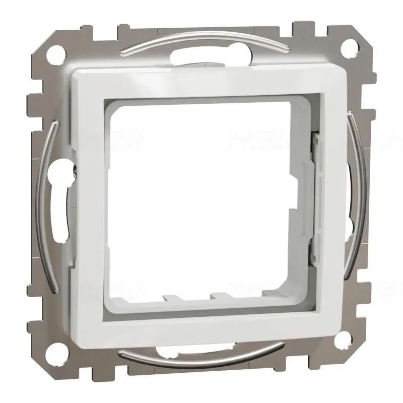 Autentikus Sedna ÚJ fehér 45x45-ös adapter, körmök nélkül SDD111907 Schneider