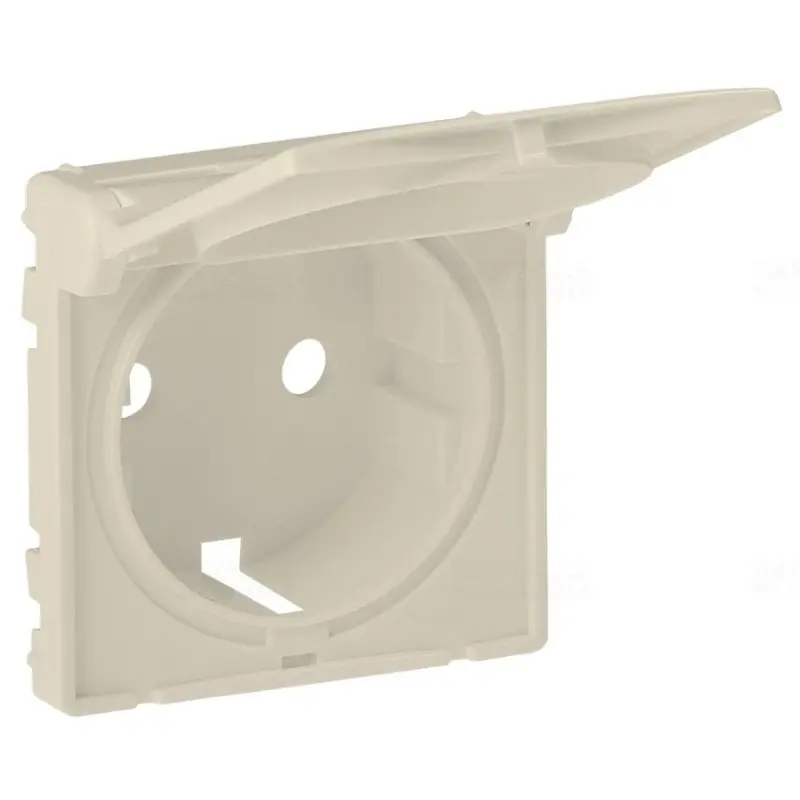 Legrand 754841 Valena Life 2P+F csatlakozóaljzat burkolat, csapfedeles, elefántcsont Prémium