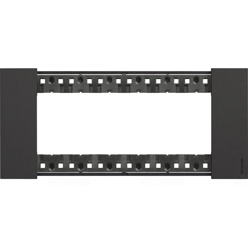 Expressz szállítás BTICINO LivingNow keret fekete 6 modul KA4806KG