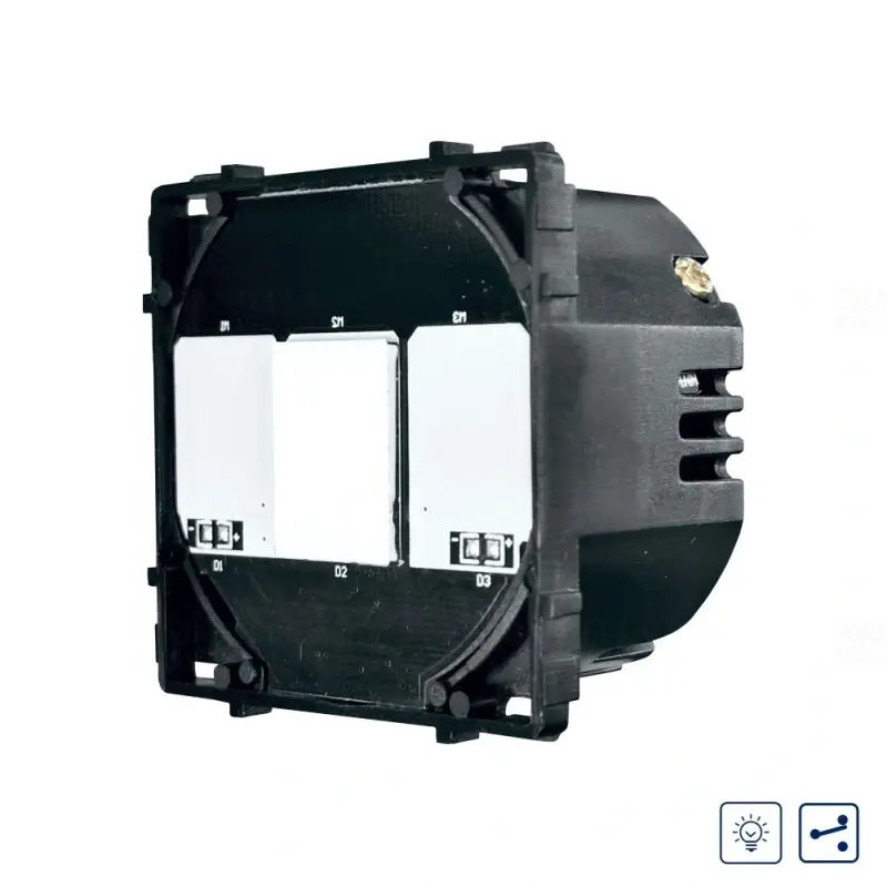 Biztonságos fizetés LUXION Egyszerű váltó fényerőszabályzós dimmer érintőkapcsoló modul, 500W LX-MT-D102