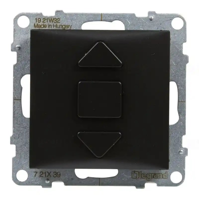 Népszerű Legrand 721439 Suno redőnykapcsoló (3 állású) 6A, keret nélkül, rugós, fekete