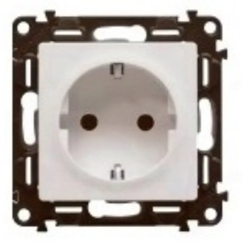 Legrand 753224 Valena Life 2P+F csatlakozóaljzat biztonsági zsalus (GYV), csavaros, elefántcsont Újdonság