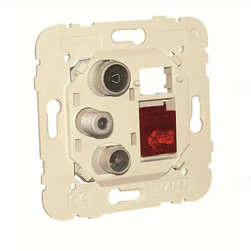 Kedvezmény 21544 R-TV-SAT RJ45 Cat.6 UTP multimédiás csatlakozó, Elko Ep