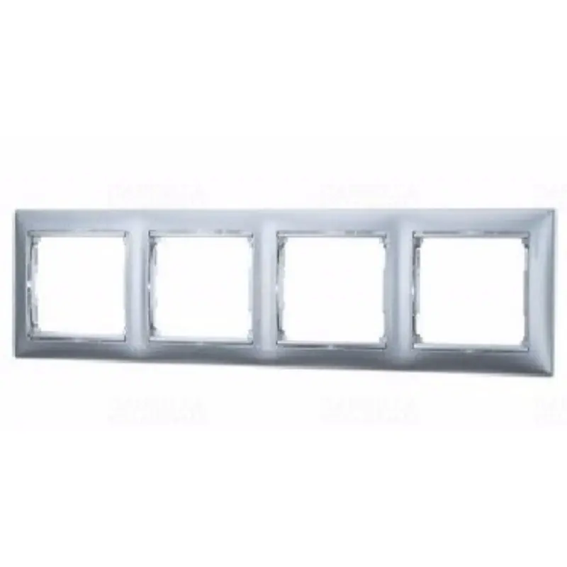Legrand 770154 Valena 4-es keret, tetszőleges, alumínium Pénzvisszafizetés