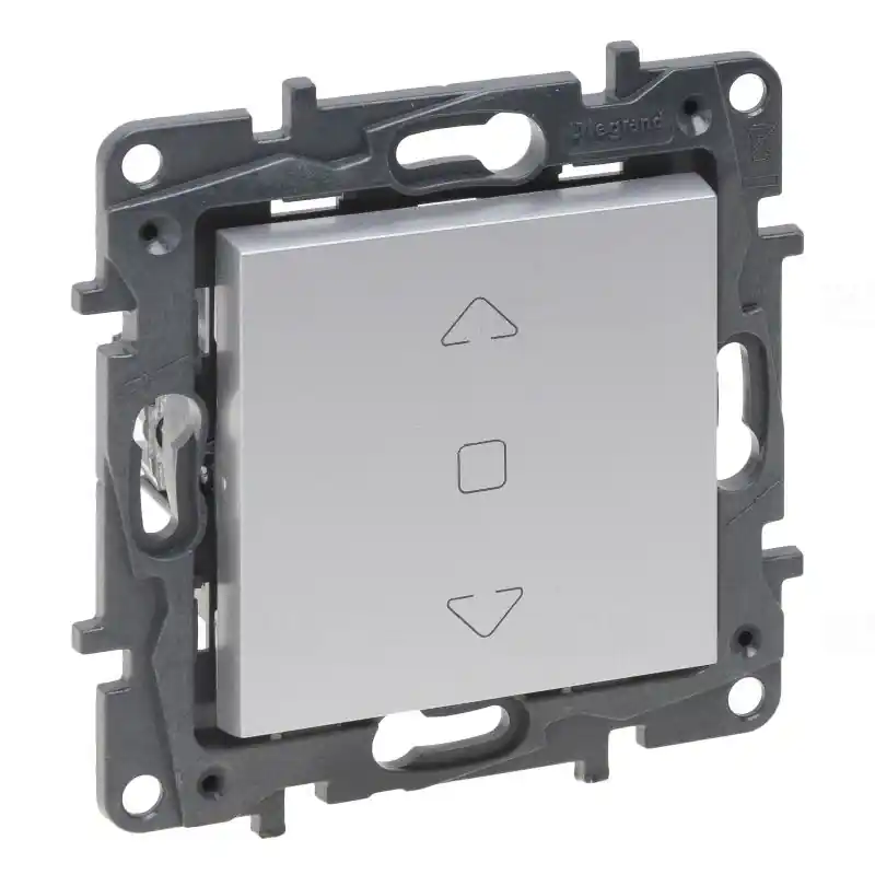 Niloé Step alumínium R105 redőny kapcsoló (3 állású) 6A 863344 Legrand Kiárusítás