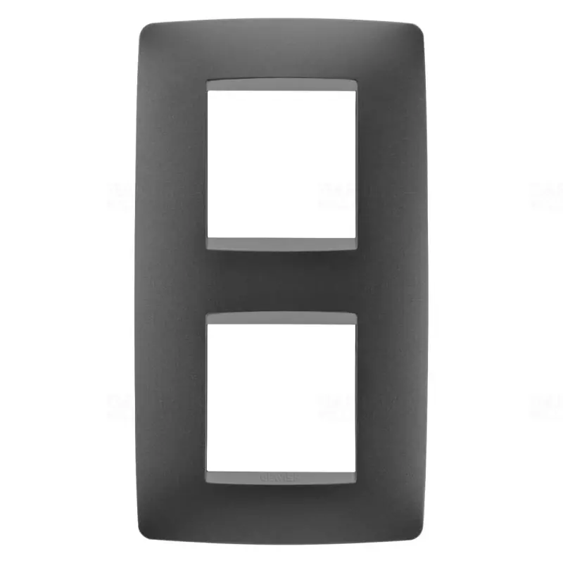 Olcsó Chorus ONE matt fekete 2-es függőleges keret (2+2 modul) GW16124VN Gewiss