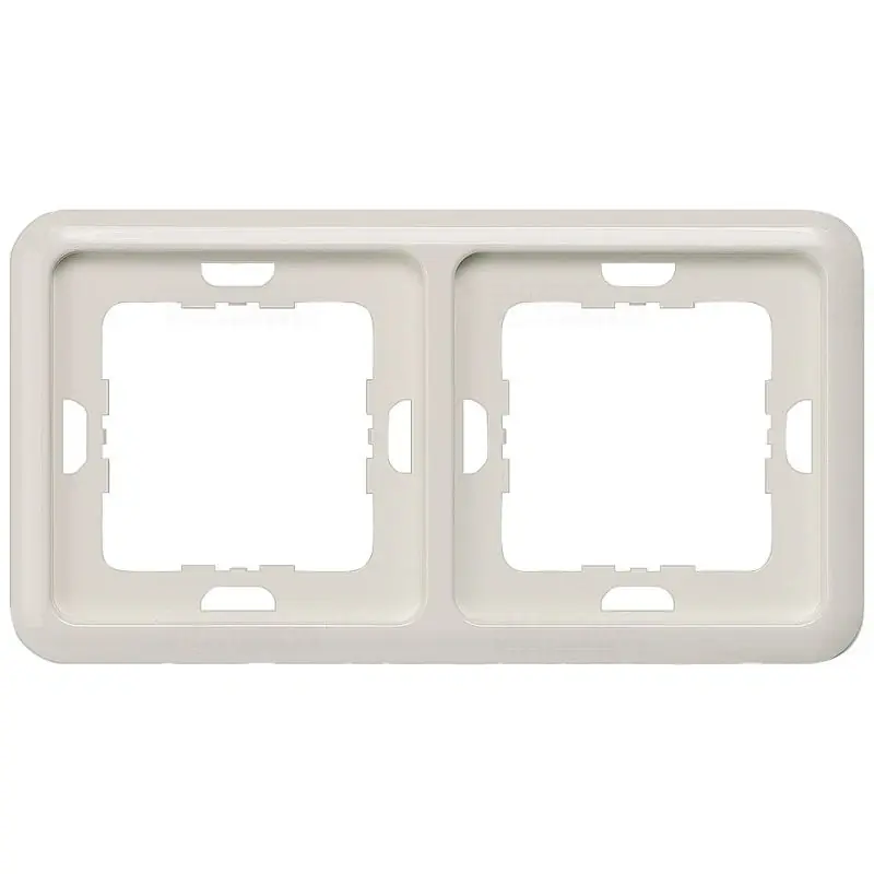 Siemens 5TG1812 2-es keret, titánfehér (RAL9010), DELTA profil Utolsó esély