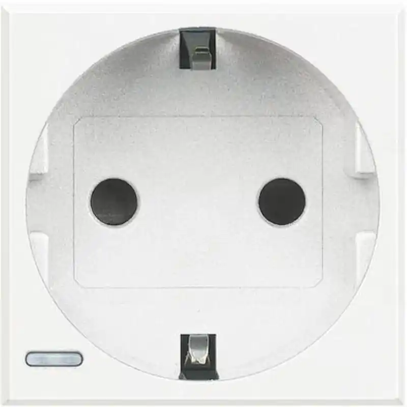 Újdonság BTICINO Axolute 2P+F schuko 2 modulos, fehér HD4141