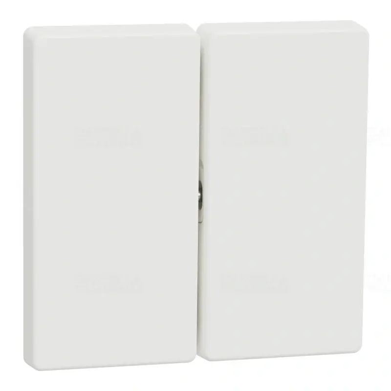 MERTEN Dupla billentyű, System-D, mattfehér MTN3400-6037 Schneider Újdonság