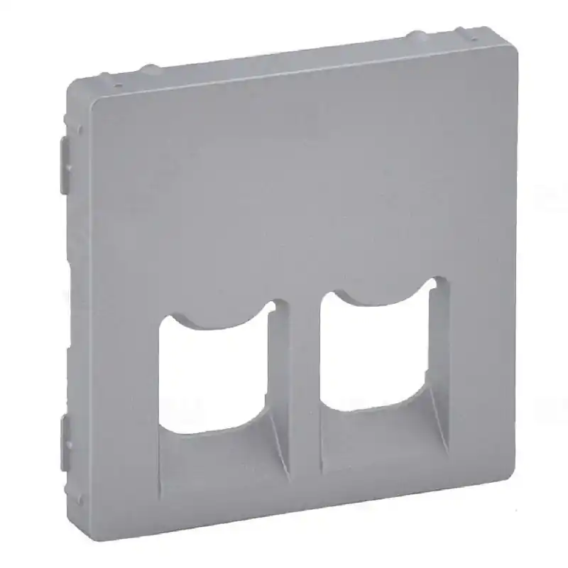 Gyors szállítás Legrand 755422 Valena Life 2xRJ45/RJ11 csatlakozóaljzat burkolat, alumínium