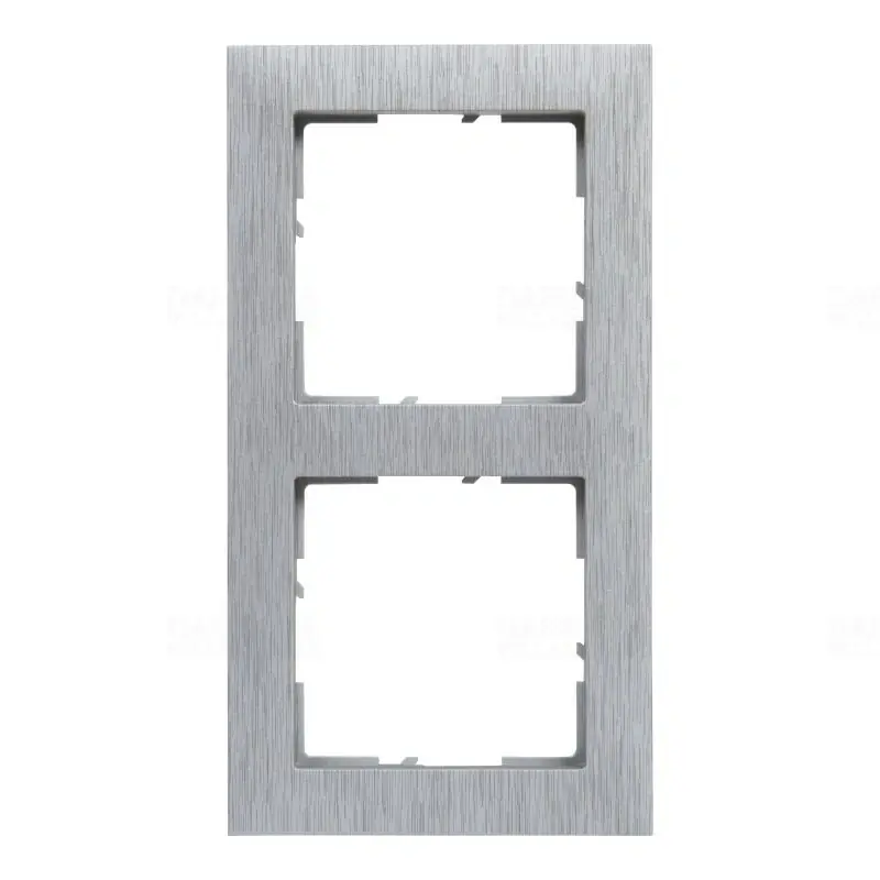 Legrand 721562 Suno 2-es keret, csiszolt alumínium Pénzvisszafizetés