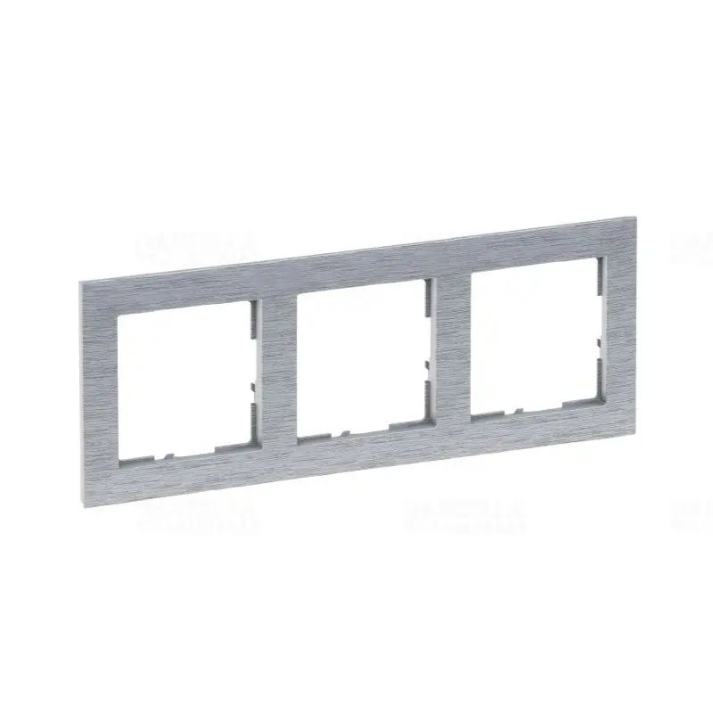 Csak ma Legrand 721563 Suno 3-as keret, csiszolt alumínium