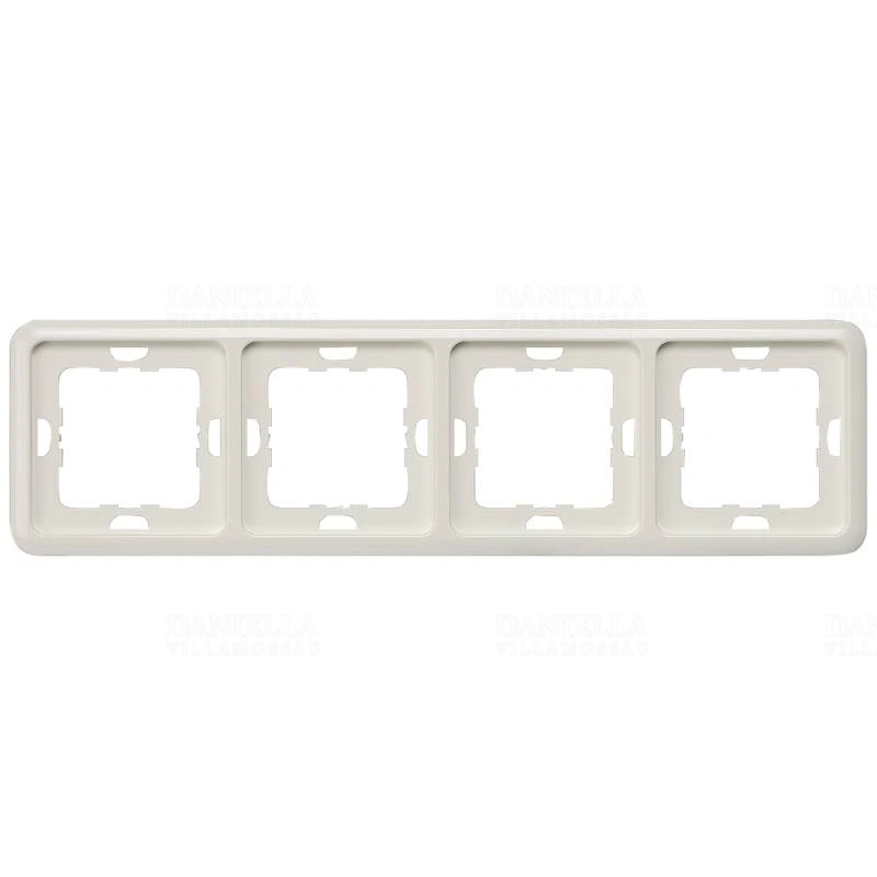 Alacsony ár Siemens 5TG1814 4-es keret, titánfehér (RAL9010), DELTA profil