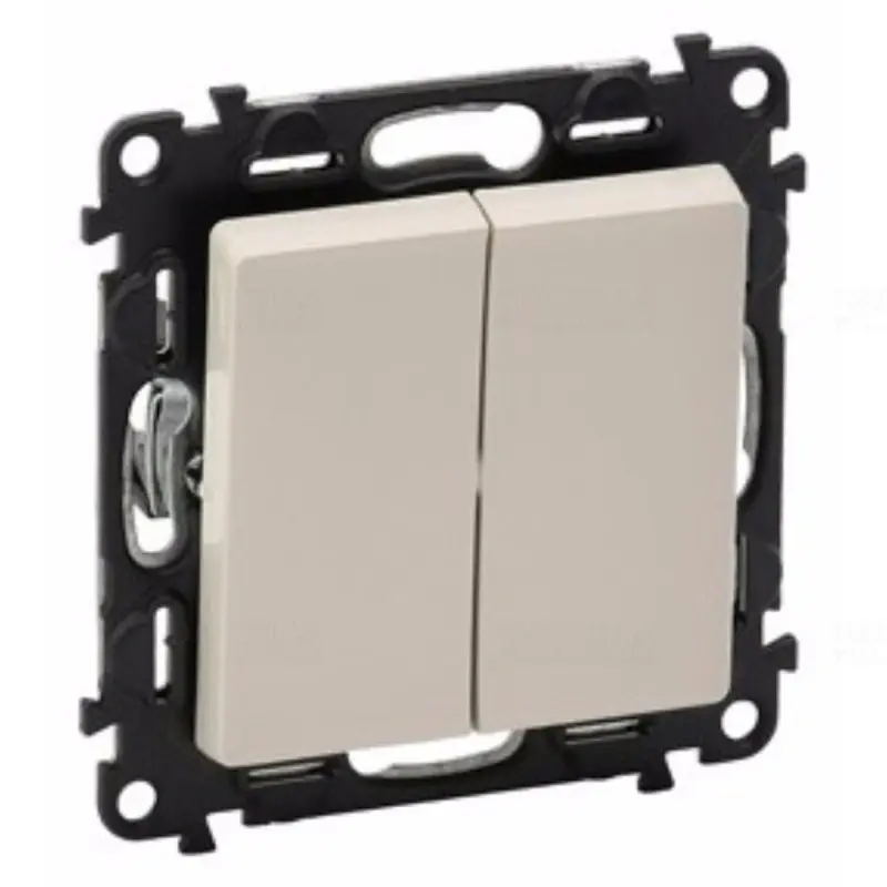 Legrand 752218 Valena Life kettős váltóérintkezős nyomó, elefántcsont Csak ma