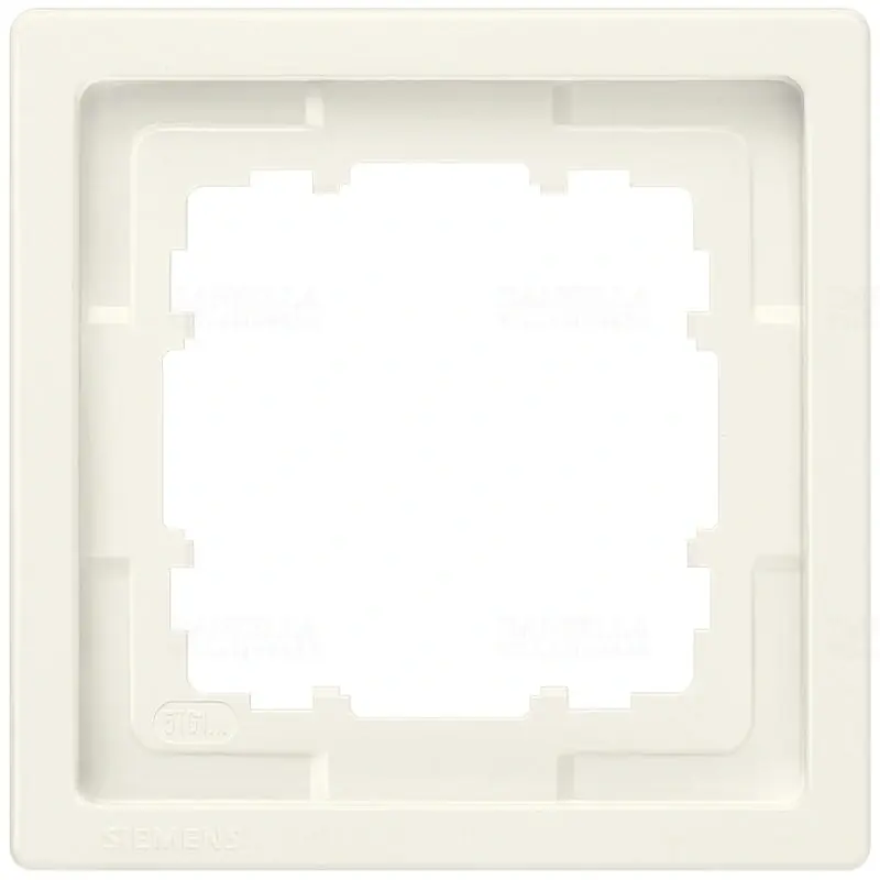 Siemens 5TG1321 1-es keret, titánfehér (RAL9010), DELTA style Utolsó esély