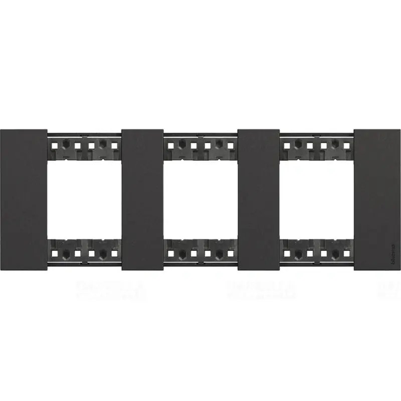 Ajánlat BTICINO LivingNow keret 2+2+2 modul fekete KA4802M3KG