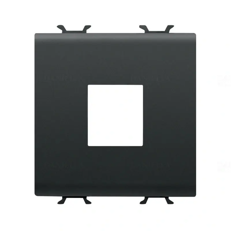 Chorus matt fekete Adatkábel csatlakozó adapter, AMP/Keystone jack 2 modulos GW12433 Gewiss Eredeti