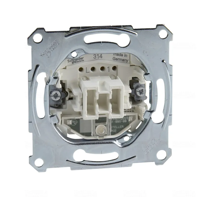 Merten univerzális váltókapcsoló-betét funkciójelző-fénnyel, 10AX, AC 250 V, rugós MTN3106-0000 Schneider Legjobb ár