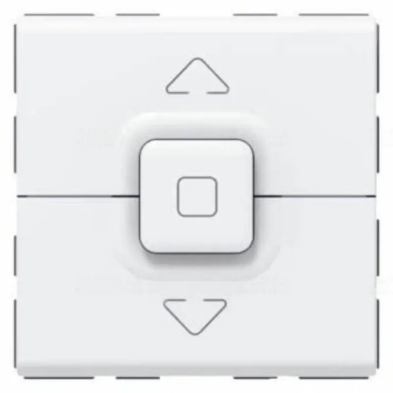 Biztonságos fizetés Legrand 077025 Program Mosaic redőnynyomó 6A, 2modul, fehér