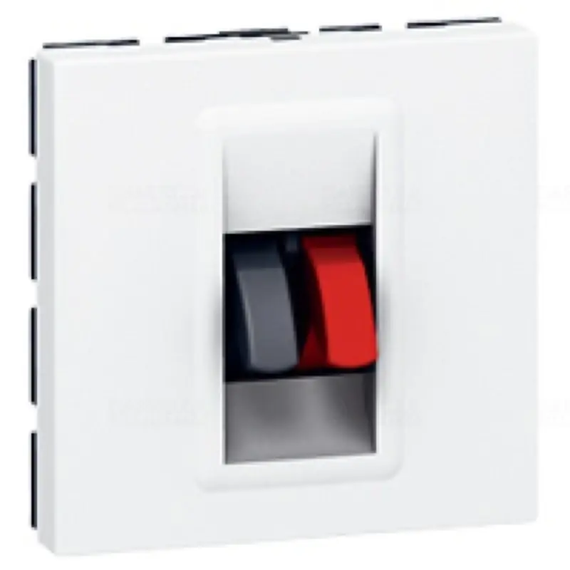 Legrand 078751 Program Mosaic hangszóró csatlakozó 2 modul, 2 kivezetés, fehér Korlátozott ajánlat